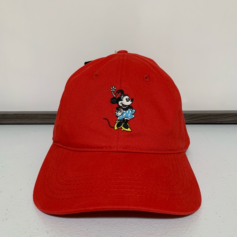 Disney Minnie Mouse Embroidered Adjustable Dad Baseball Hat/Cap-OS NWT